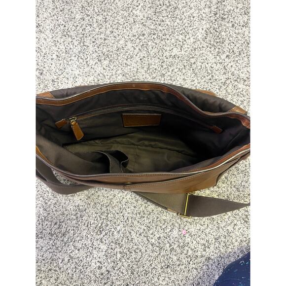 Coach‎ Bleaker Courier Men’s Messenger Bag, Soft Port Classic Rustic Old Money - Picture 12 of 16